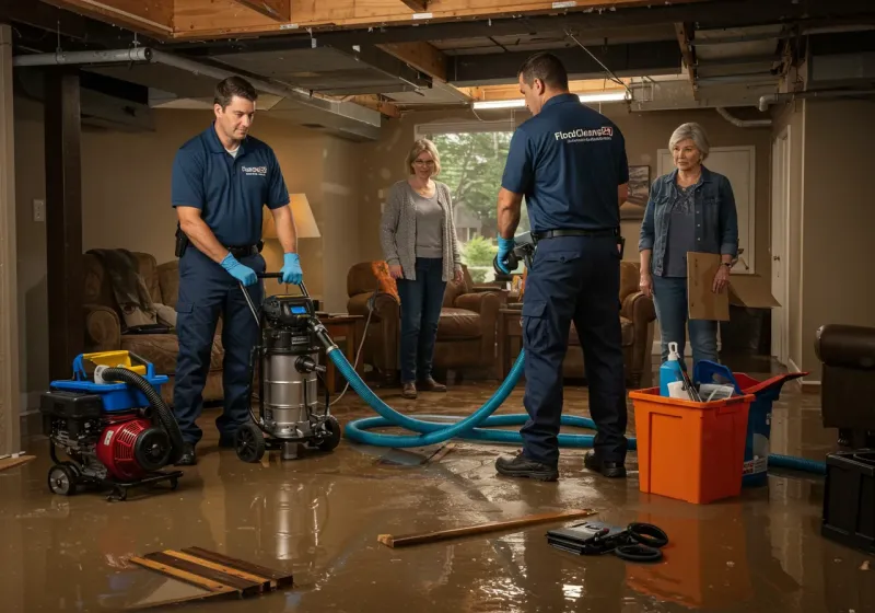 Basement Water Extraction and Removal Techniques process in Greer, SC